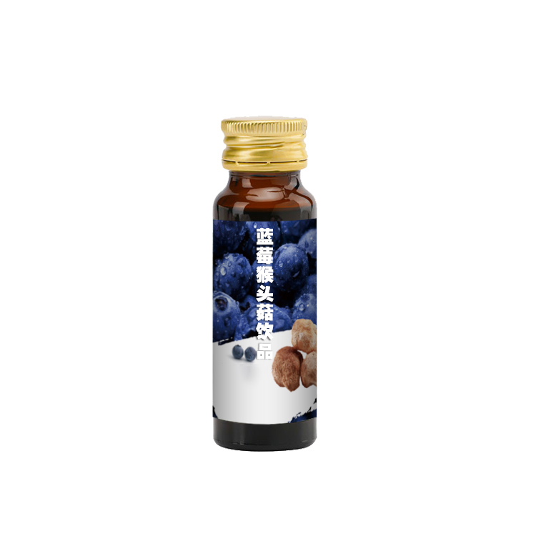 蓝莓猴头菇饮贴牌代工定制 热灌装植物饮料定制厂家  代加工