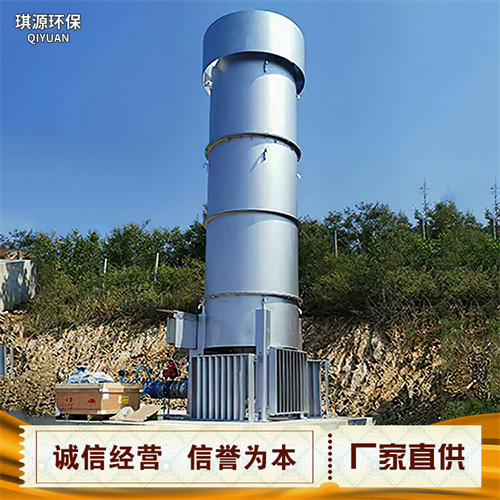 垃圾填埋场沼气火炬 厌氧沼气燃烧收集设备  沼气净化火炬  地面内燃式沼气火炬