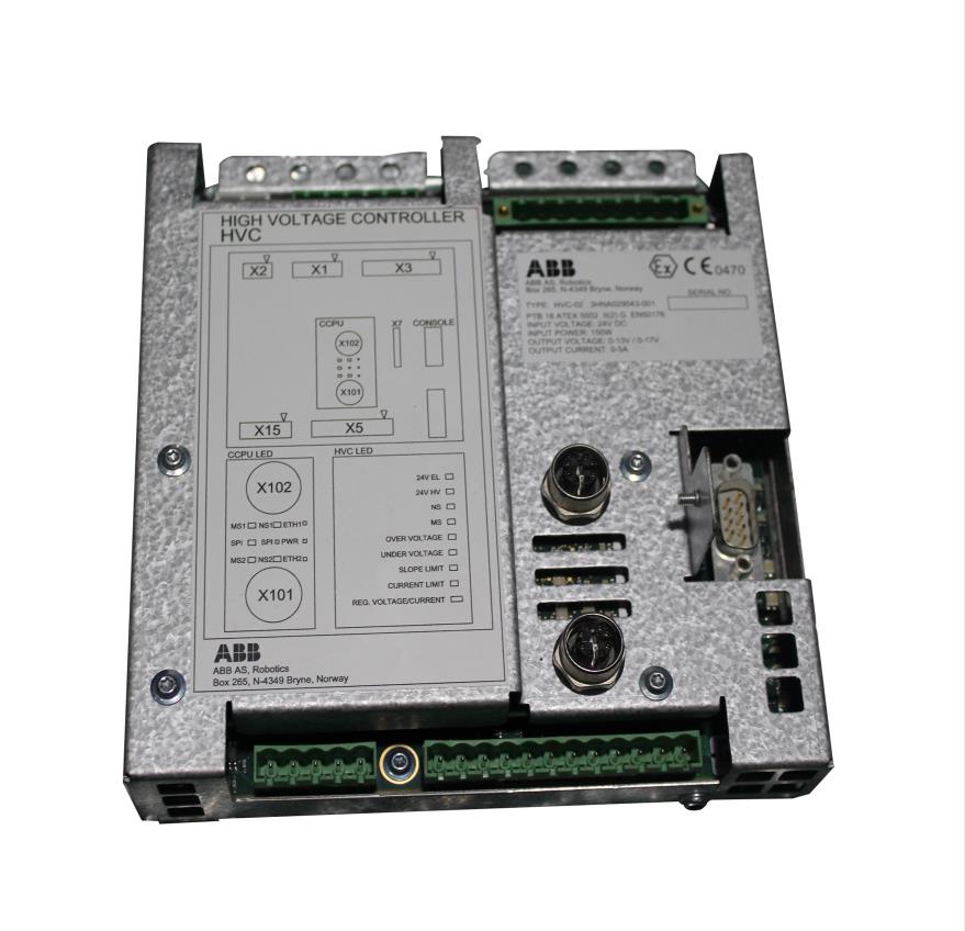 ABB 3HNA029043-001喷涂高压板HVC-02板  ABB HVC-02板