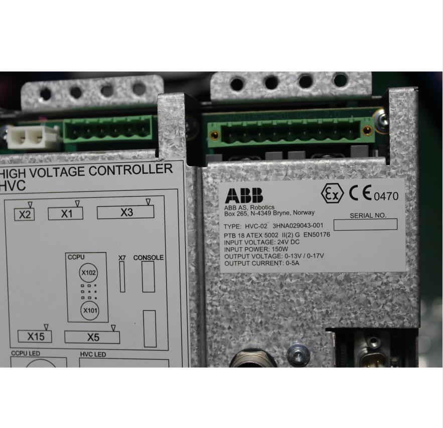 ABB 3HNA029043-001喷涂高压板HVC-02板  ABB HVC-02板