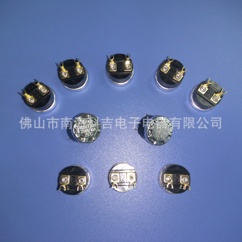 常闭KSD301温控器开关取暖器暖水袋防干烧  保护器开关  电子开关