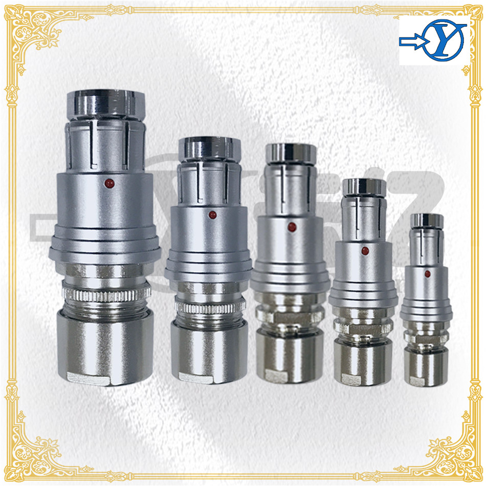 厂家供应0F1F2F3F系列防水推拉自锁连接器  航空插头  连接器生产厂家