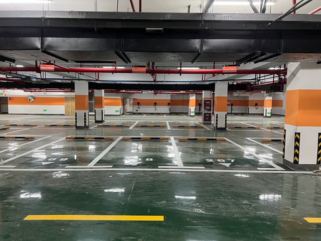 南京地下车库车位尺寸标准-目赏交通  南京道路划线  南京厂区划线  南京停车场划线