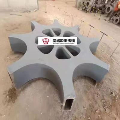 大跨度空间钢结构铸钢件体育馆 展览中心候机楼定制  建筑铸钢节点  索鞍索夹