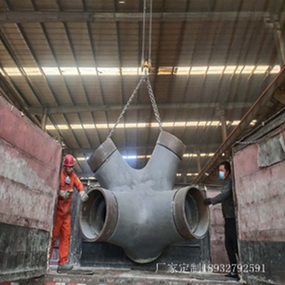 四川定制钢结构铸钢件多管焊接分叉柱型节点铸件  建筑铸钢节点  铸钢支座