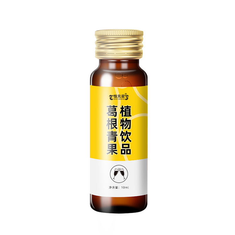 葛根青果植物饮品定制贴牌 袋装液体饮料货源定制工厂  代加工