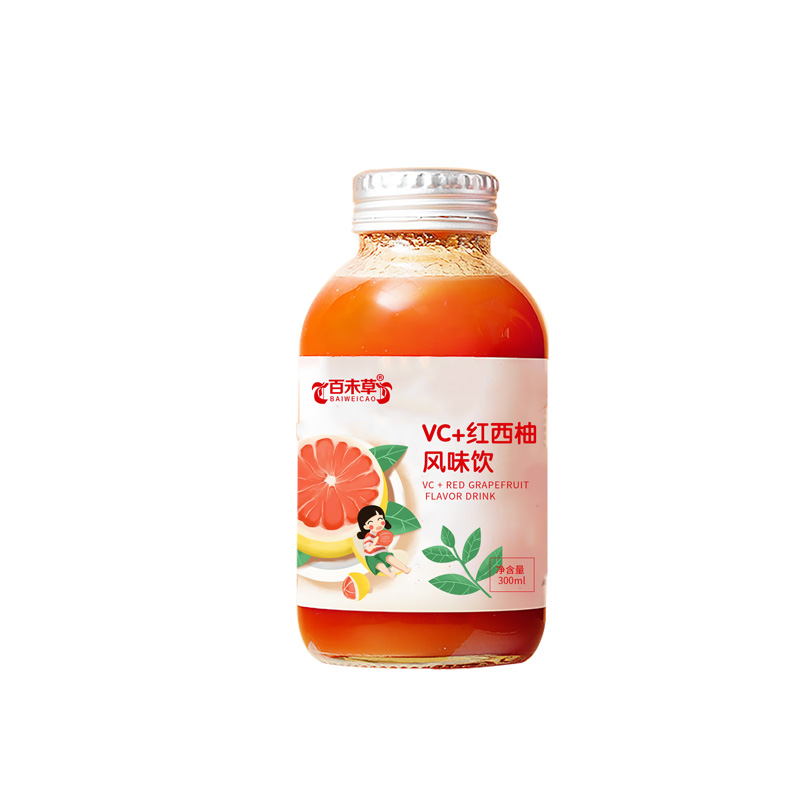 VC+红西柚风味饮定制贴牌 袋装液体饮料货源定制工厂  代加工