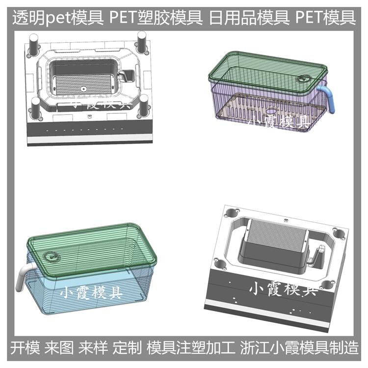 PET储物盒模具 透明pet储物盒塑料模具 生产制造