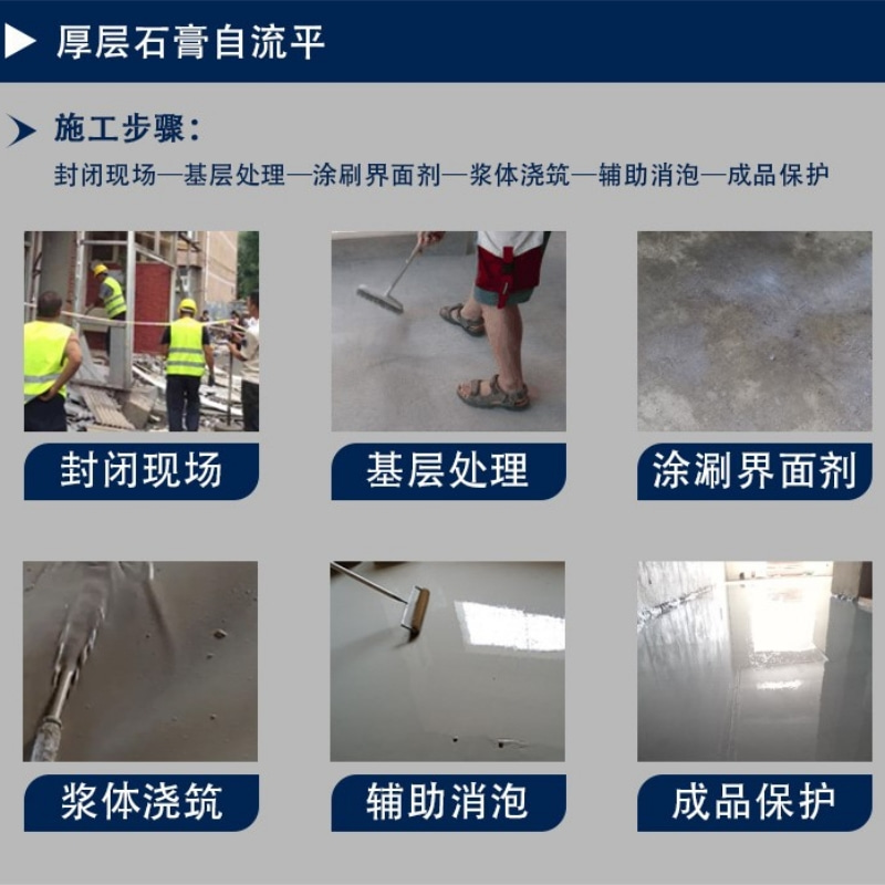 河北石膏基自流平厂家厚层石膏自流平砂浆地暖回填无砂  石膏自流平砂浆厂家  河北石膏自流平  室内地暖找平砂浆
