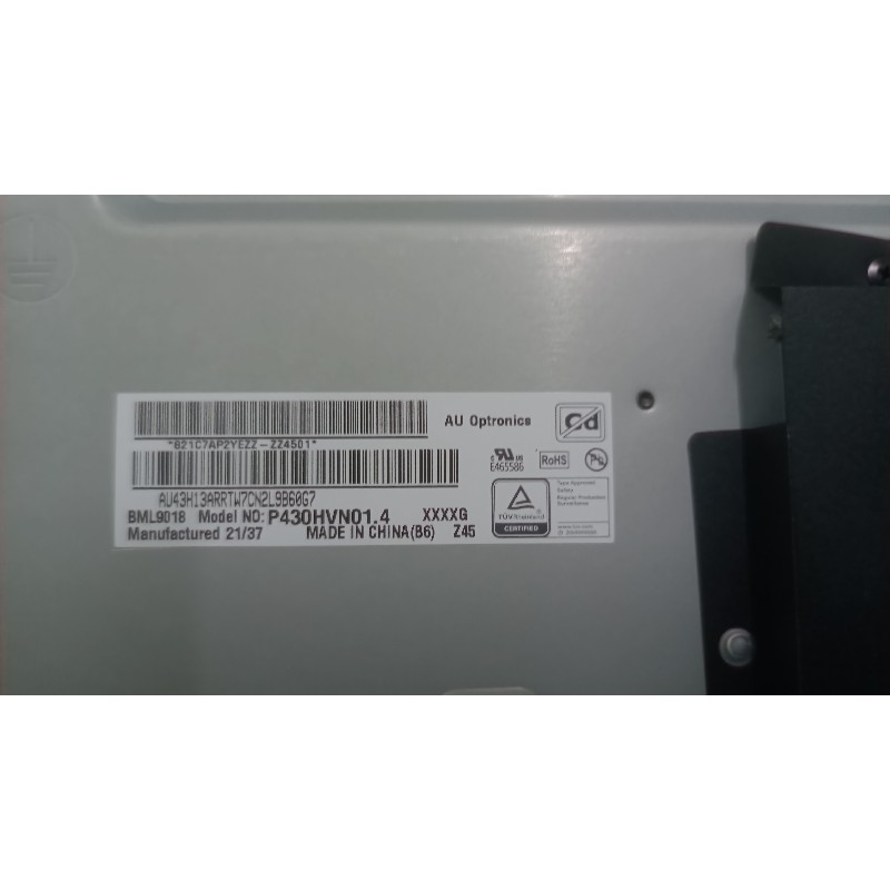 AUO友达43寸液晶屏原装屏全视角P430HVN01.4  43寸屏