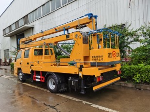江铃14-16米高空作业车价格  路灯维修车  电力抢修车