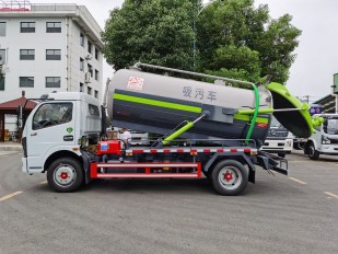 东风多利卡8方吸污车、抽污车  真空吸污车  沼气池吸污车