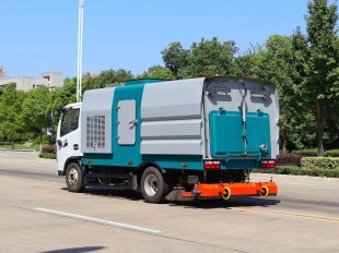 东风多利卡6方吸尘车  道路污染清洗车  后置吸尘车价格