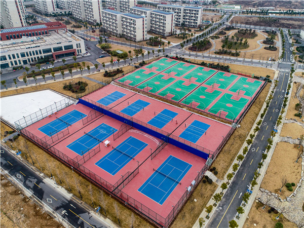硅PU球场如何翻新  硅pu球场  篮球场  杰锐