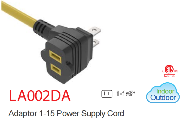 NEMA 5-15P 13A 15A 美规电源线