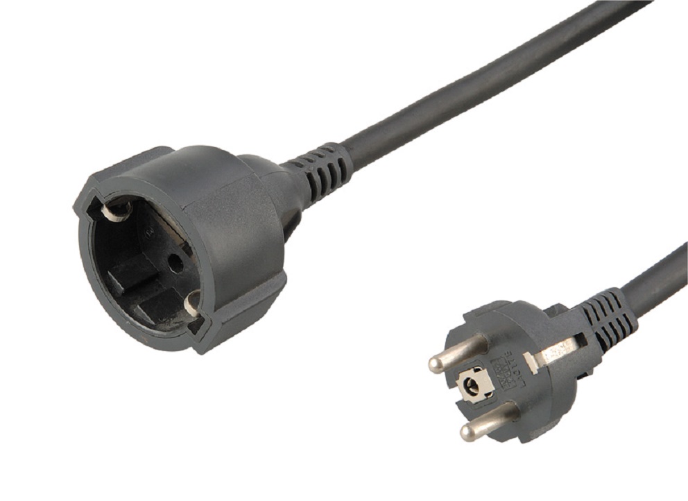 LA017B 16A 250V 欧洲电源线3线