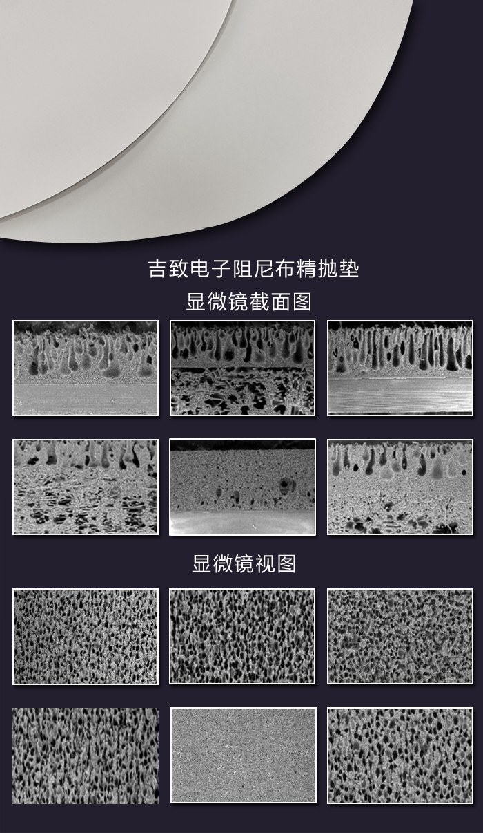 吉致Politex抛光垫FUJIBO抛光垫替代/绒面抛光垫  阻尼布抛光垫