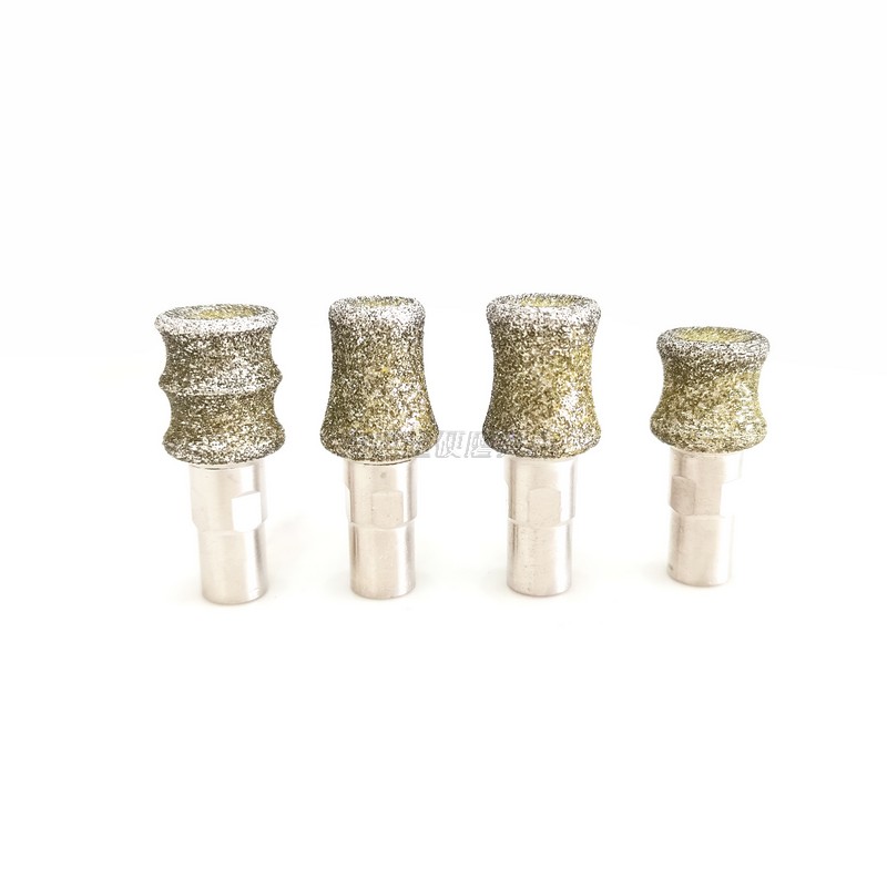 出口异型金刚砂美甲磨头 打磨狗指甲锋利 电镀金刚石  宠物磨头  金刚砂磨头