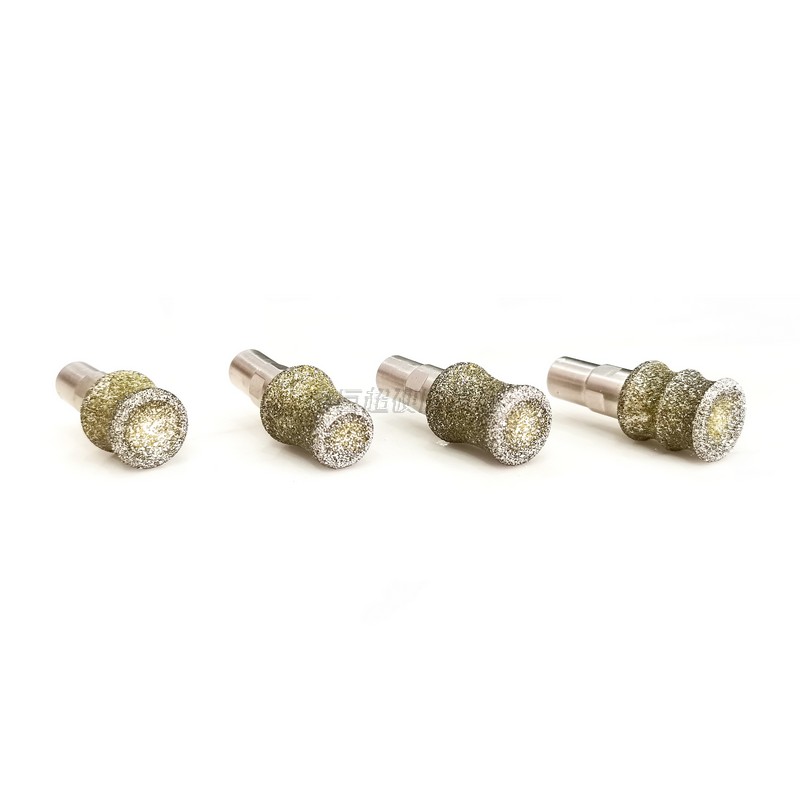 出口异型金刚砂美甲磨头 打磨狗指甲锋利 电镀金刚石  宠物磨头  金刚砂磨头