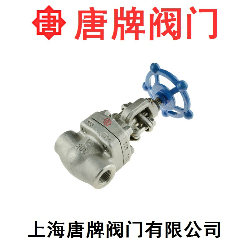 不锈钢锻钢焊接闸阀 Z61W-800LBP 唐牌  不锈钢闸阀