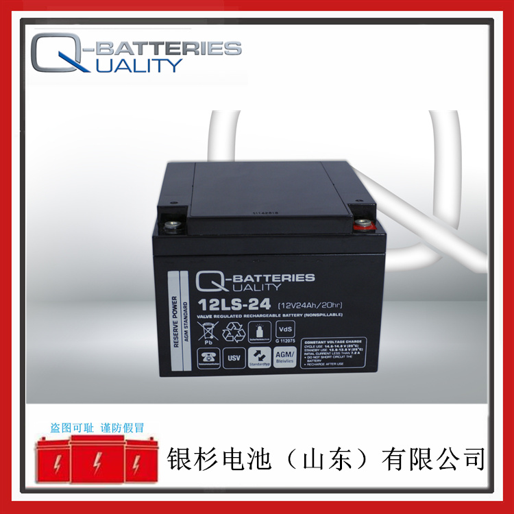 Q-BATTERIES蓄电池12LS-17主机设备应急电源用  Q-蓄电池