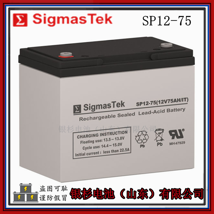 原装SigmasTek蓄电池SP12-55消防机柜通讯基站用  12V-55AH蓄电池