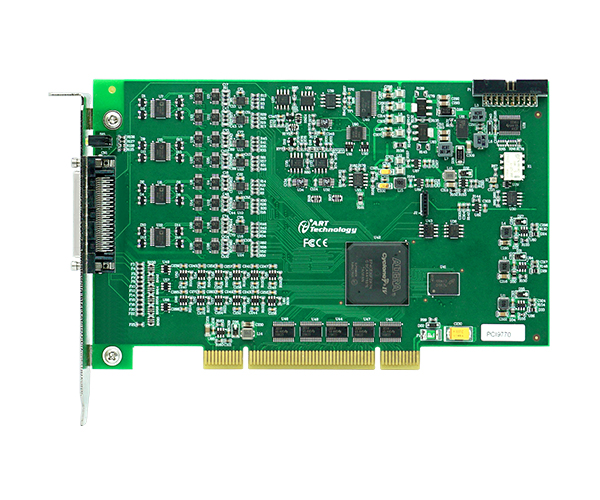 阿尔泰科技8路AD输入2路DA带DIO多功能数据采集卡  同步AD卡  PCI9770