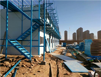 张家口活动房一站式服务搭建临时用彩钢房  活动房搭建