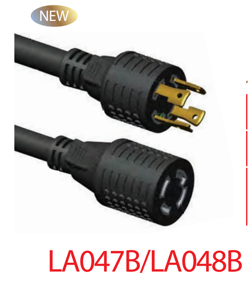 NEMA L14-30 125V/250V 美国锁定延长线  NEMA L14-30P