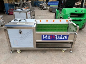 红薯毛辊清洗机山药芋头全自动清洗设备