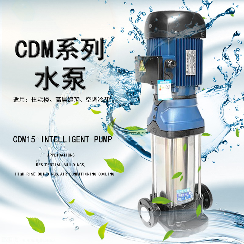 锅炉给水和冷凝系统 CDM型立式离心泵  离心式  增压泵  不锈钢