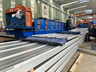 张家口彩钢板定制 彩钢压型板厂家 各种型号 涿鹿博泰钢构  张家口彩钢板厂家