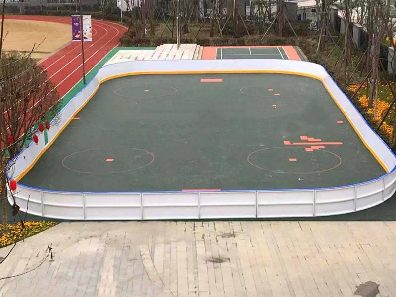 雅天旱地围挡A冰场围栏界墙A户外体育聚乙烯围栏