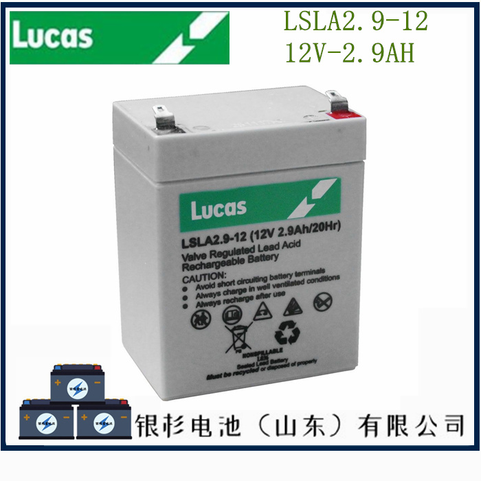 Lcuas蓄电池LSLA2.9-12机房UPS直流屏储能用  12V-2.9AH蓄电池