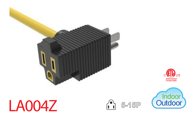 LA004Z NEMA 5-15P 15A 美规电源线  UL/CUL