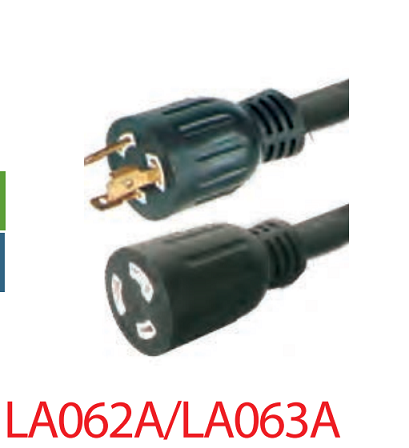 NEMA L5-20P/L5-20R 125V 自锁延长线  美国锁定延长线