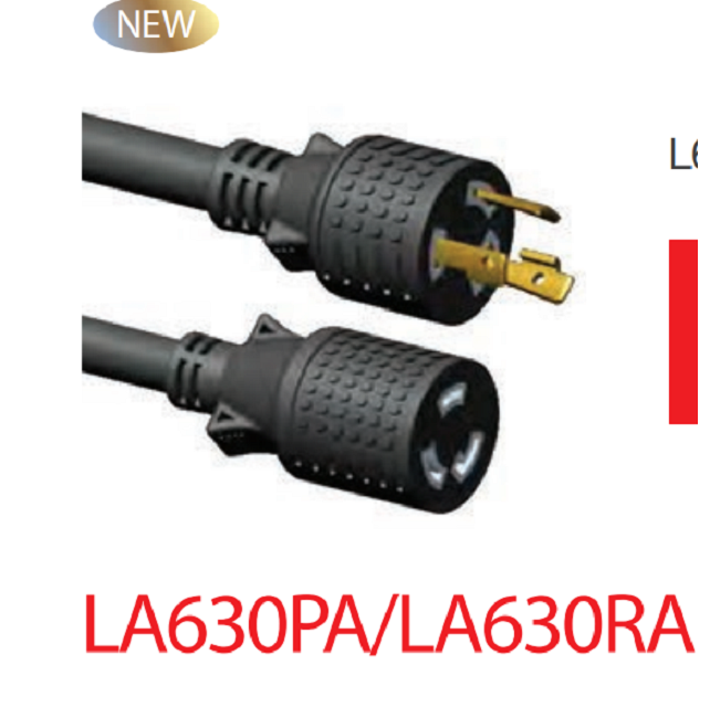 NEMA L6-30P/L6-30R 250V 自锁延长线  250v  美国锁定延长线