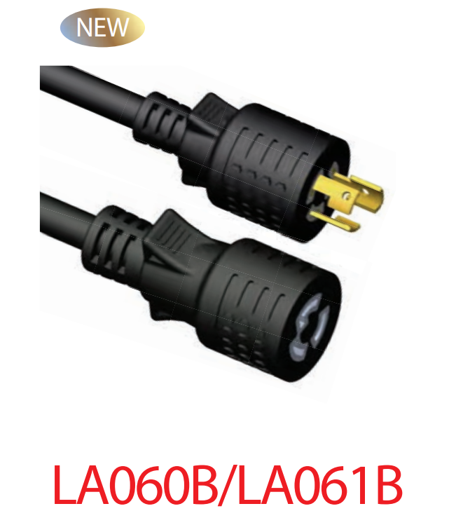 NEMA L5-15P 125V美国自锁电源线