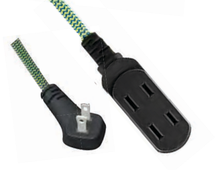 UL/ETL 1-15P 15A 125V~ 室内延长线  NEMA 1-15P  美规延长线