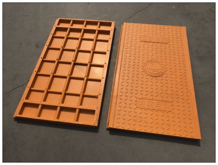树脂电缆沟盖板 复合材料电力盖板 厂家现货 尺寸齐全 中盖  复合电缆沟盖板  卡槽式盖板