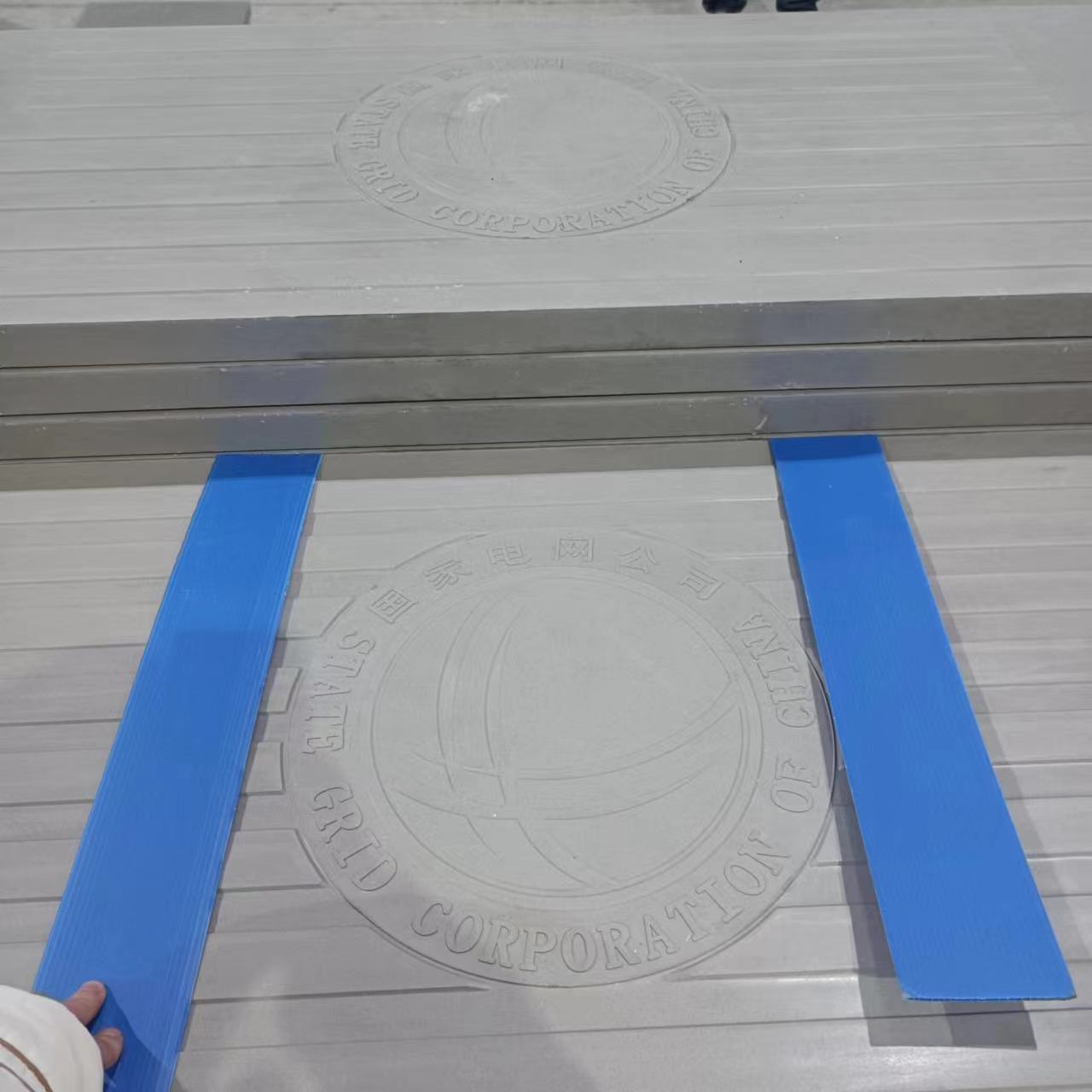 1900*500*50 变电站用高分子复合电缆沟盖板 中盖  电力盖板  卡槽式盖板