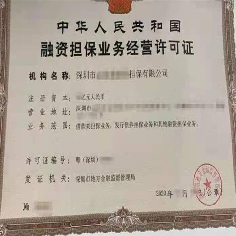 转让融资担保公司
