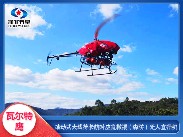 电力抢修抢险红色之鹰无人直升机-所有地形畅通无阻  油动式无人直升机  应急抢险无人直升机  大载荷无人直升机