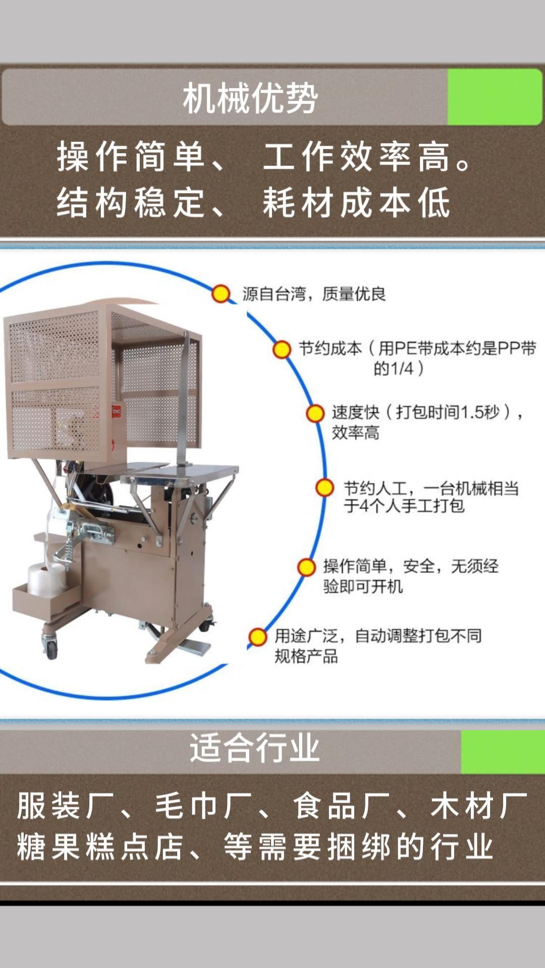 纸箱打包机纸盒捆扎机彩盒捆绑机/台湾原装进口  打捆机  捆扎机包装机械