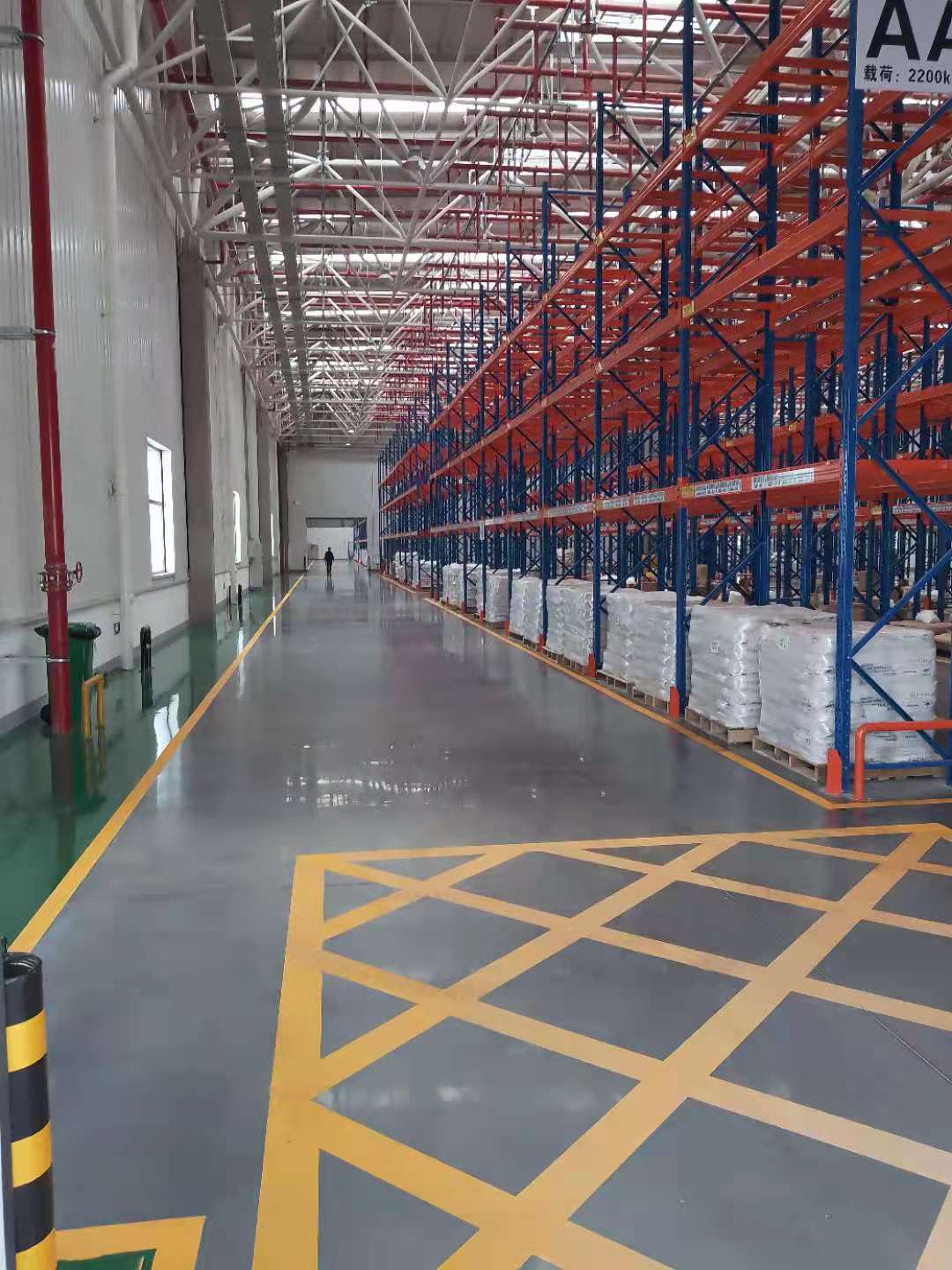 南京道路划线-5S工厂车间划线-达尊交通  南京厂区划线  南京停车场划线