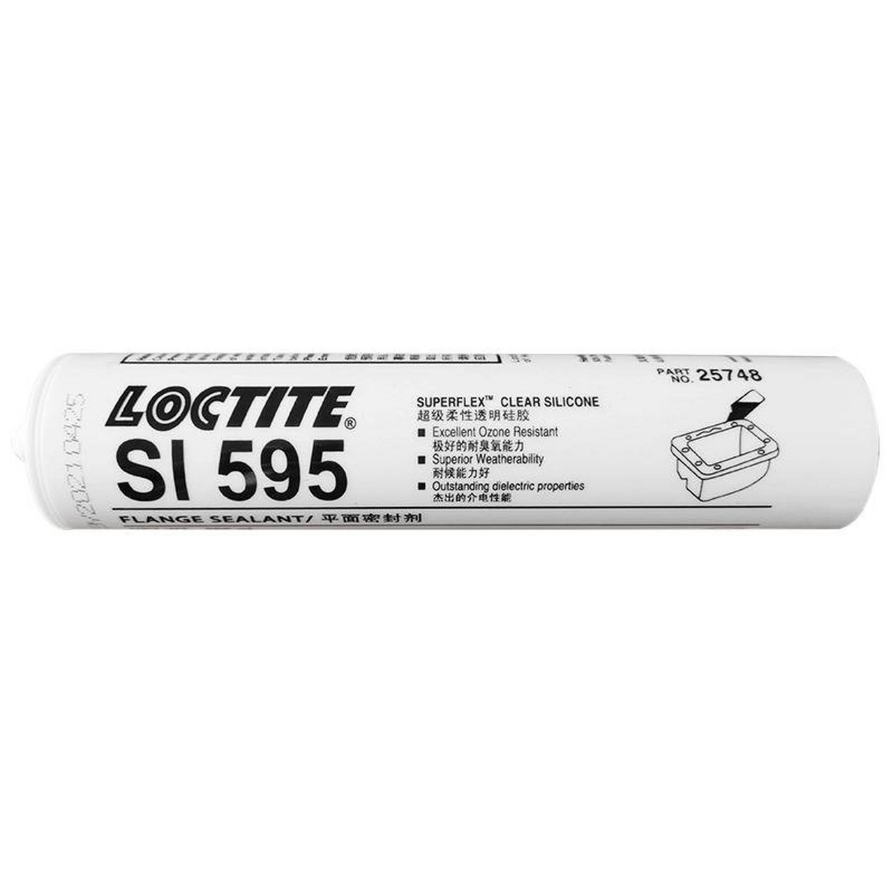 乐泰SI 595弹性密封胶  耐各种高温  耐紫外线循环  无硬化收缩或开裂现象