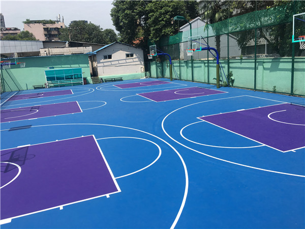 青少年合理运动才能保持健康  硅pu球场  跑道  杰锐