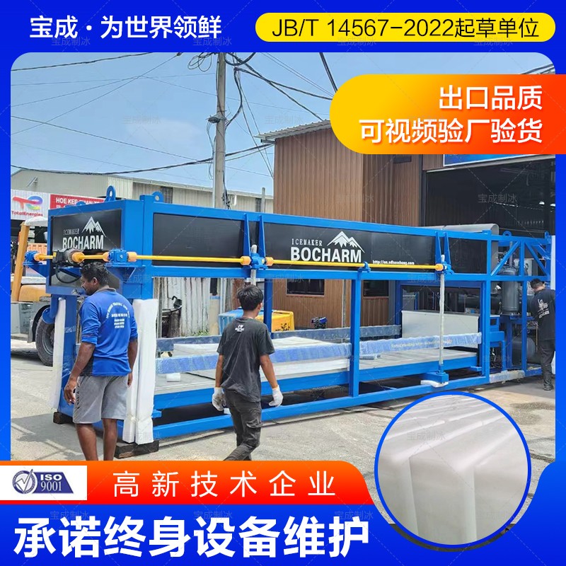 宝成加工定制 大型块冰机 日产50吨制冰机 条冰机工业降温  工业制冰机