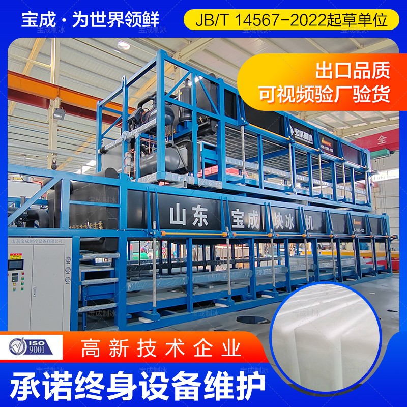 宝成大型制冰机 蔬菜保鲜直冷式块冰机 量身定制