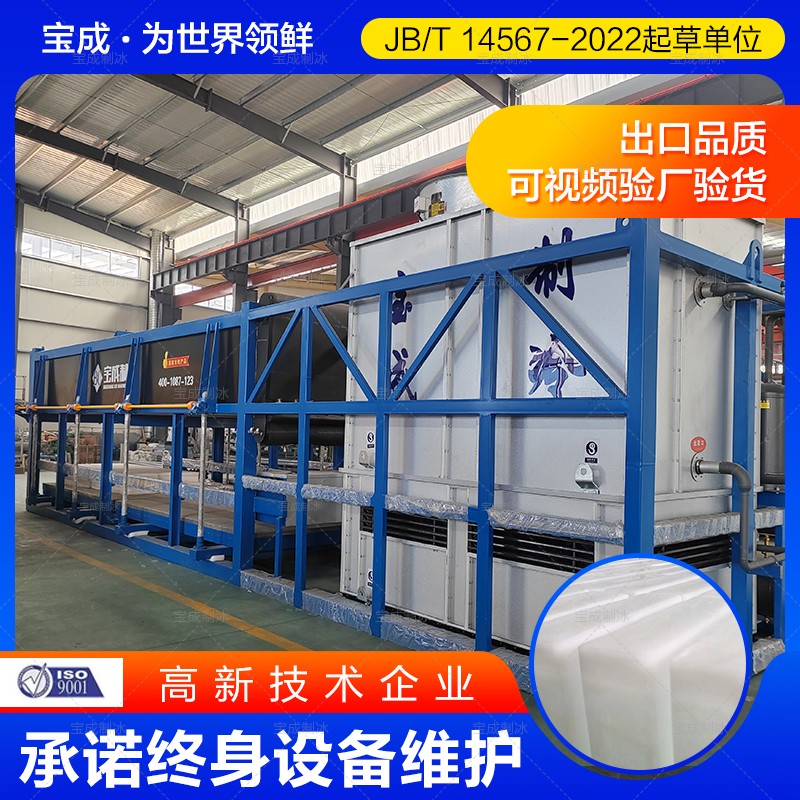 宝成加工定制 大型块冰机 日产50吨制冰机 条冰机工业降温  工业制冰机